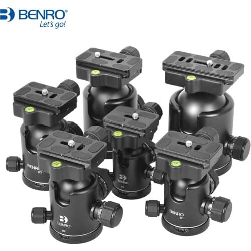 BENRO B Series Ballhead B00 B0 B1 B2 B3 B4 B5 Aluminum Dual Action Ball Head For Camera Tripod