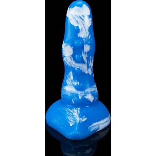 Blue Large Anal Plug Huge Fake Penis Silicone Sucker Big Anus Sex Toys Dildo For Women Men Vaginal Stimualtor Butt Plug Sex Shop