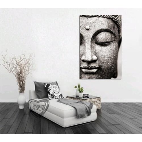 Buddha Statue Canvas Painting Religious Wall Art Picture For Living Room Bedroom Decoration Posters And Prints No Frame