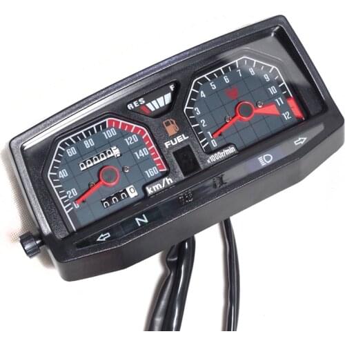 E0160 Motorcycle Speedometer Tachometer Gauges Outer Case Cover For QJ125 Motorcycle instrument Top Inside Bottom Housing