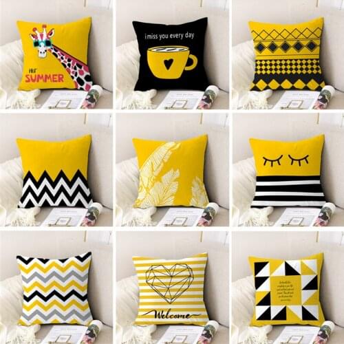 1Pcs Geometric Polyester Peach Skin Hugging Pillowcase Printing Sofa Cover Car Home Decoration Office Throw Cushion Pillow Case