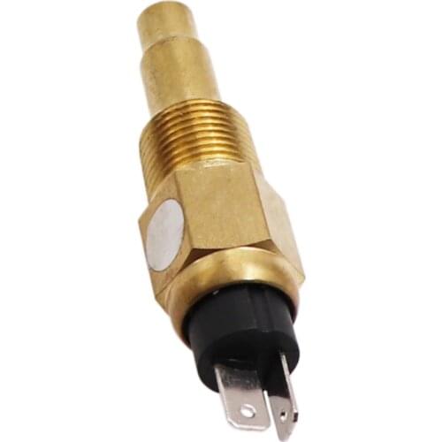 M14x1.5 to 1/8'' NPT Oil Temperature Sensor Sender for Oil Temp Gauge 120 Degree Alarm Temp