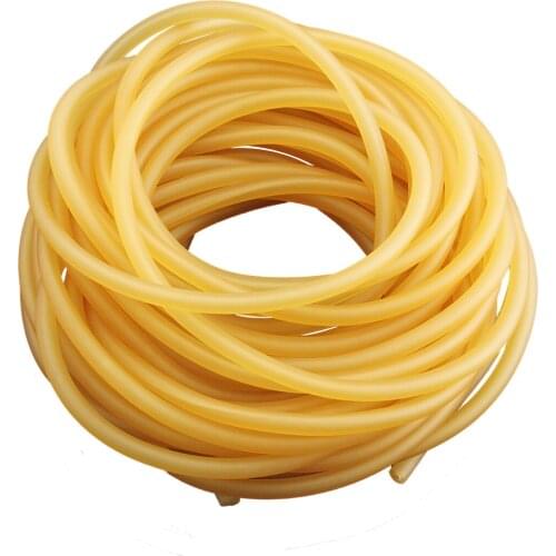 Natural Latex Rubber Surgical Band Tube Elastic 2x5mm Yellow size:10M