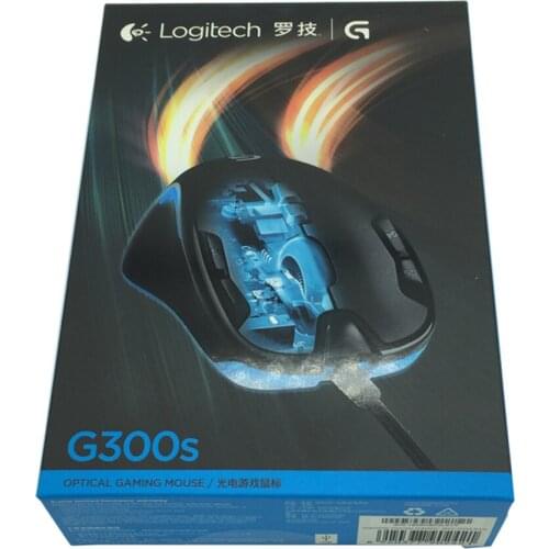 Logitech Gaming Mouse for Laptop PC Gamer Mouse G300S Wired 2500DPI 9 Rechargeable Programmable Buttons Support Official Test