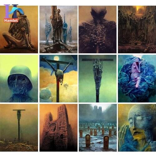 Oil Painting By Numbers For Adults Gothic Dark Skeleton Figure Wall Art Gift DIY Pictures By Numbers Canvas Kits Home Decoration