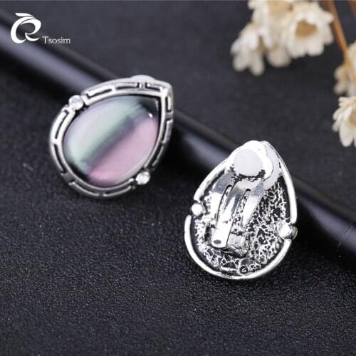 Clip earrings jewelry in clip Jewelry for woman High quality tear shell jewelry Earrings alloy For women Wholesale Free Shipping
