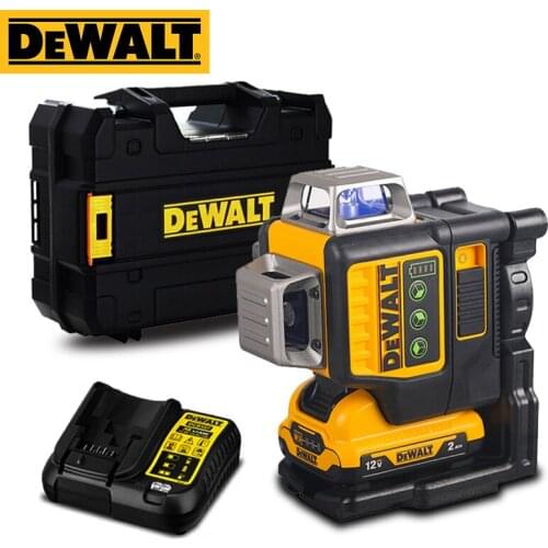 DEWALT Laser Level Green 3D 12-line Marker Vertical And Horizontal Indoor Outdoor General Auxiliary Tools High Precision DW089LG