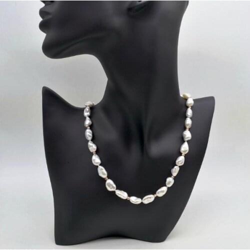 Favorite Pearl Jewelry Natural Real White Freshwater Pearl Wedding Necklace Charming Women Gift Various Dressing Styles