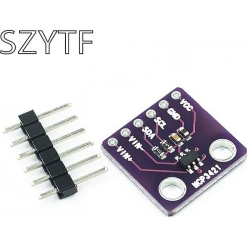 MCP3421 I2C SOT23-6 delta-sigma ADC Evaluation Module Board For PICkit Serial Analyzer Module