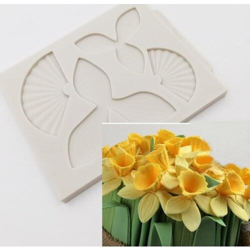 Minsunbak Flower Shape Silicone Mould Wedding Birthday Cake Decoration Tools Chocolate Fondant Mold