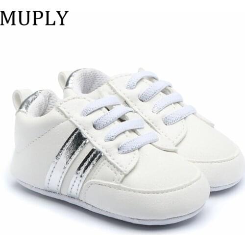 Fashion baby moccasins PU Leather toddler first walker soft soled baby girls shoes Newborn boys Sneakers for 0-18M