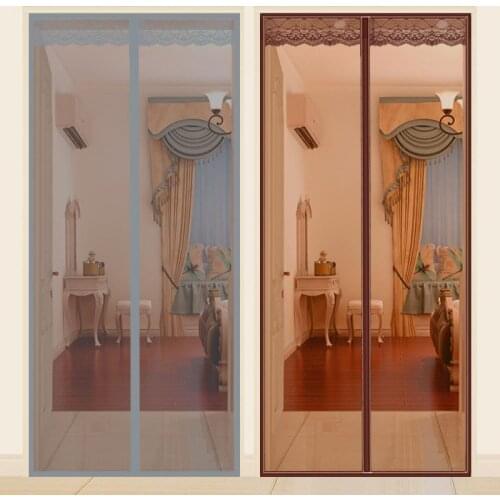 Large Size Anti-Mosquito Curtain Door Net with magnet Hands-free Magnetic Anti fly insect mosquito curtain mesh for door screen
