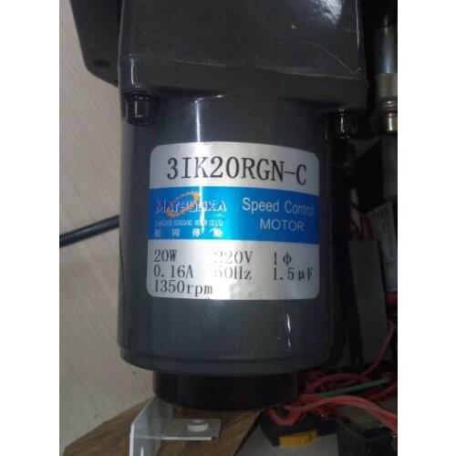 Motor 20W single-phase AC 220V micro gear reducer adjustable speed variable speed motor 3GN-30K Motor + gear box