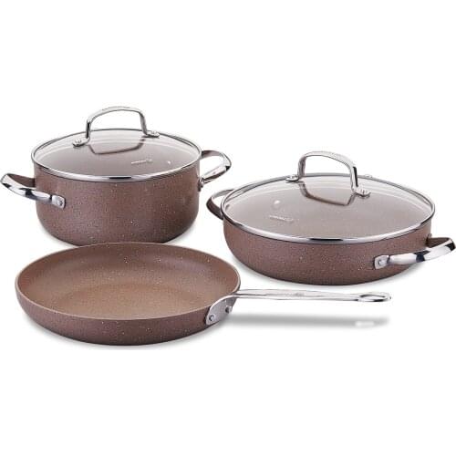 Korkmaz Browni 5 Piece Cookware Set A2899