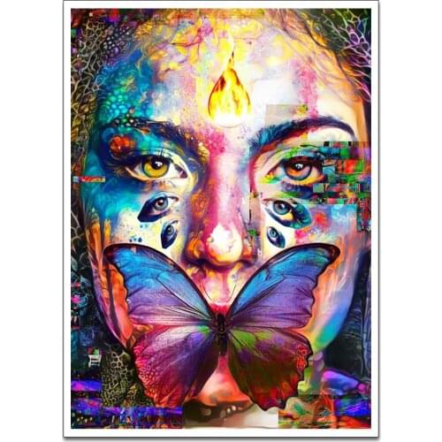 Butterfly Voice Wall Art Poster Canvas Painting Nordic Wall Pictures Living Room Home Decor No Frame