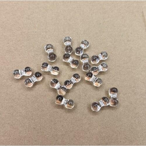 New Arrival! 9x18mm 600pcs Clear Acrylic Bone-shape beads for Handmade Necklace Earring DIY Parts,Jewelry Findings & Components