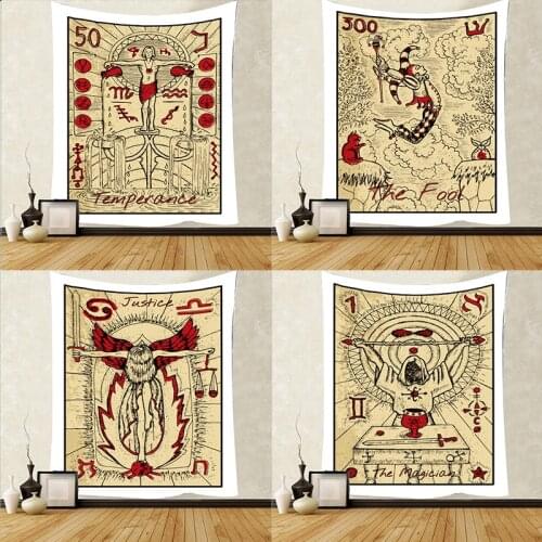 Card series hanging cloth Tarot brand tapestry custom bedroom bedside home decoration background wall cloth