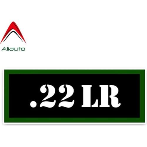 Aliauto Warning Car Sticker High Quality .22LR Ammo PVC Waterproof Sunscreen Reflective Decal Automobiles Styling,15cm*6cm