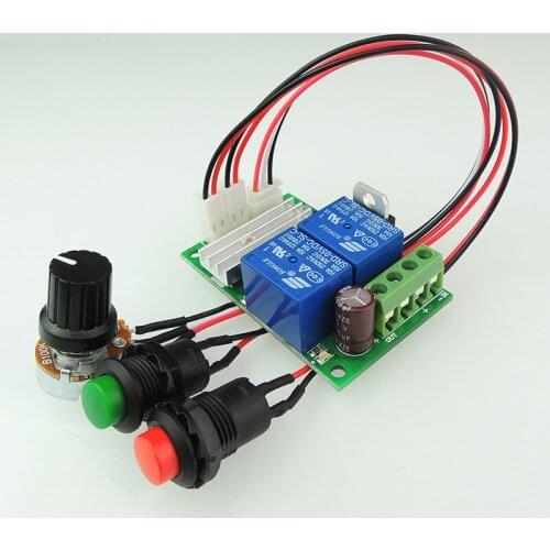 PWM DC motor governor 6V12V24V positive and reverse switch electric push rod motor controller button