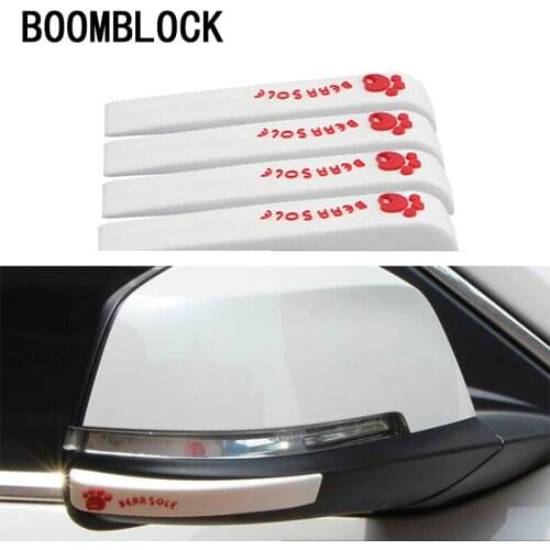 Car Styling Car Rearview Mirror Anti-collision Stickers for Peugeot 307 206 407 Citroen C4 C5 Honda Civic Accord CRV Lada Vesta