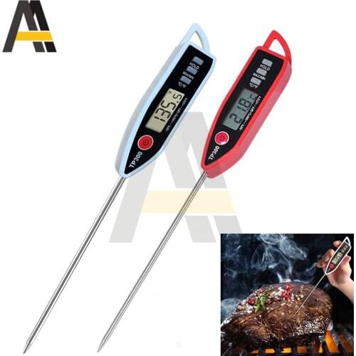 -50℃-300℃/-58℉-572℉ LCD Digital Meat Thermometer for Food Cooking Barbecue Water Oven Milk Grill Temperature Gauge BBQ Tools