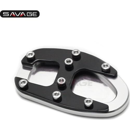 CNC Stand Extension Plate For YAMAHA MT 07 2014-2019 MT07 FZ07 FZ-07 Motorcycle Accessories Side Kickstand Protector Moto