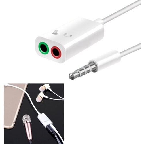 Universal 3.5mm Earphone Headphone M 1 to 2 Dual For Audio Splitter Cable Adapter Jack Hot Sale 1pc
