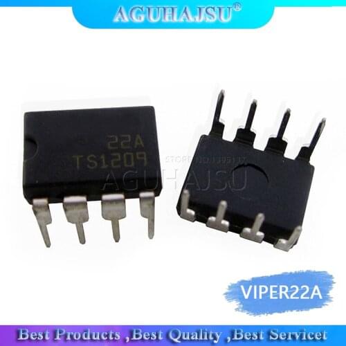 10PCS VIPer22A DIP8 VIPer22 DIP 22A DIP-8 new and original IC