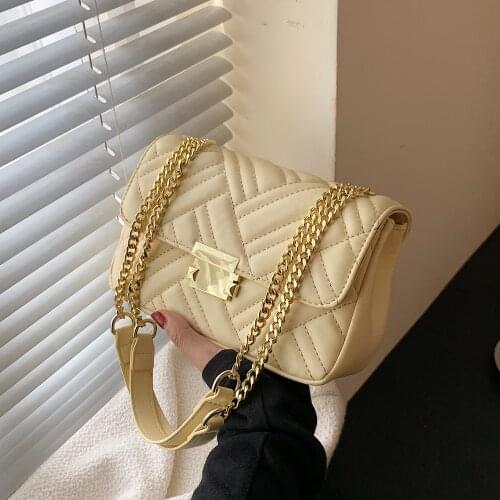 Women Small Chain Pu Leather Handbags Shoulder Bags Designer Ladies Purse Crossbody Bags Fashion Female Travel Messenger Bag New