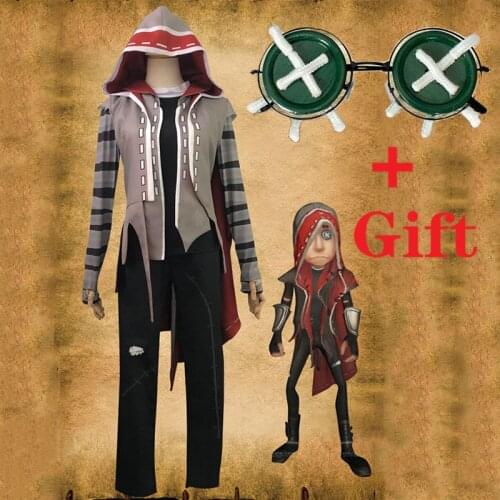 Game Identity V Cosplay Costumes Mercenary Nab Subedar Cosplay Costume Hoodie Cloak Halloween Party For Women Men Customized