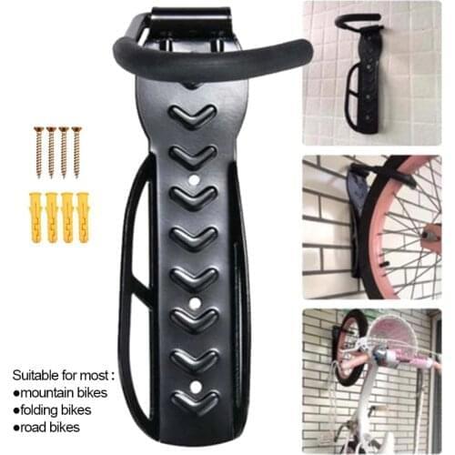 1PC Bike Wall Mount Bicycle Stand Holder Mountain Bike Rack Stands Hanger Hook Storage Bicycle Mounted Rack Stands Bicycle Parts