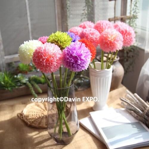 10pcs Wedding Decoration Artificial Flowers Round ball flower Bouquet Silk Hydrangea Home DIY Christmas decoration flowers