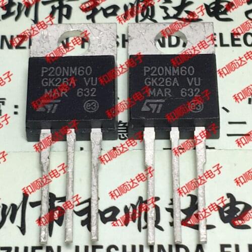 10pcs/lot P20NM60 STP20NM60 New stock TO-220 600V 20A