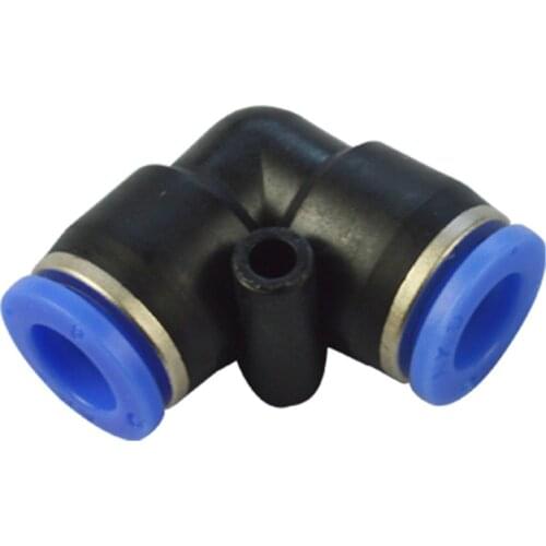 10 PCS/LOT Elbow pneumatic fitting 4mm to 4mm connectors,push in quick joint elbow, pv4 pv6 pv8 pv10