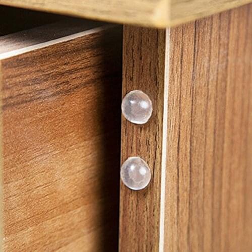 24Pcs/set Kitchen Cabinet Doors Crash Pad Circular Anti Collision Colloidal Mat Bumper Stop Damper Cushion Bathroom Accessories