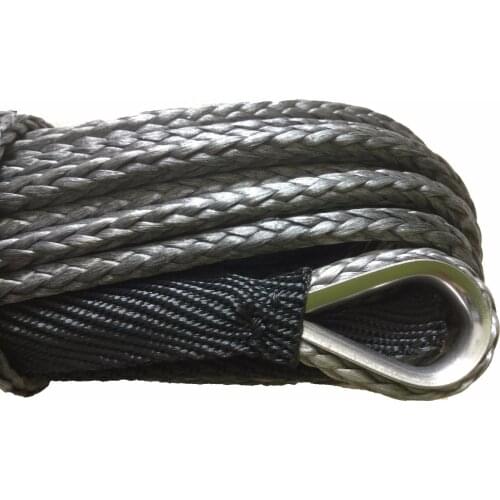 4mm x 30m Synthetic Winch Line UHMWPE Fiber Rope Towing Cable Car Accessories For 4X4/ATV/UTV/4WD/OFF-ROAD