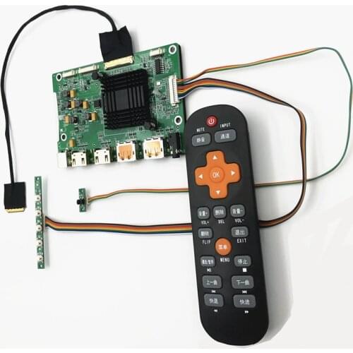 4K lcd controller drive board support edp with HDMI-Compatible DP v-by-one connector for 3840x2160 40 pin LCD screen B173ZAN01.0
