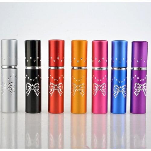 500pcs 5ml Mini Perfume Atomizer Container With Printing Butterfly Empty Cosmetic Spray Glass Containers new