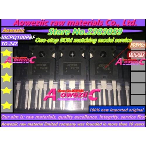 Aoweziic 100% new imported original VS-40CPQ100PBF 40CPQ100PBF 40CPQ100 TO-247 high power Schottky rectifier diodes 40A 1000V