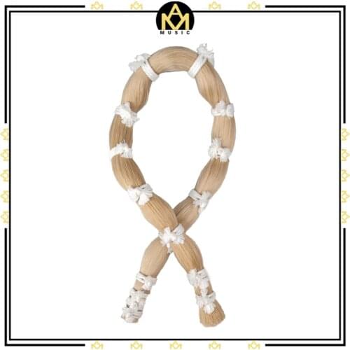 1 Bulk 250g 80cm Length Violin Bow Hair Horsehair Fiddle Bow Hair Natural White Color Replacement For Repair Your Violin Bow