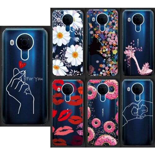 For Nokia 5.4 TA-1333 covers Silicone Ultra Thin Clear Soft TPU Phone Case For Nokia 5.4 TA-1340 Transparent Funda Coque
