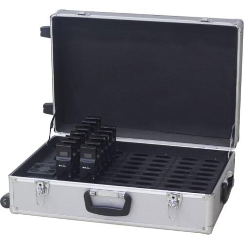 IR interpreter receiver charger Digital infrared unit 50 sets of infrared receiving units storage transport charging Box