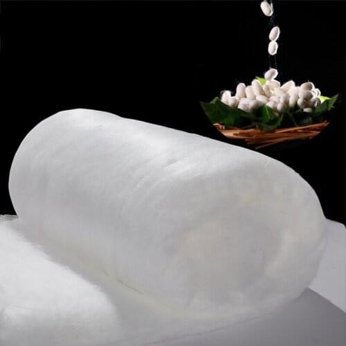 Chinese Handwork Silk Comforter 100% Silk Filled Quilts Long Mulberry Silk Blankets For 4 Seasons 100% Cotton Cover Comforters