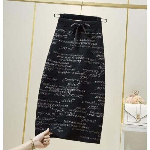 Leiouna Knitted Pencil Skirts