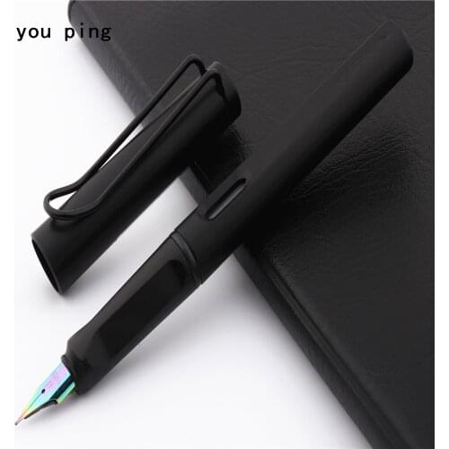 Fashion color high quality Black School student office Supplies Fountain Pen New