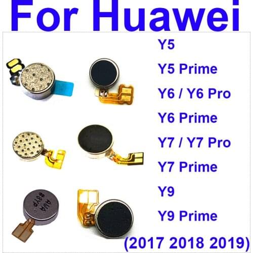 Motor Vibrator For Huawei Y9 Y7 Y6 Y5 GR5 Pro Prime 2017 2018 2019 Vibrator Vibration Module Flex Cable Replacement Repair Parts
