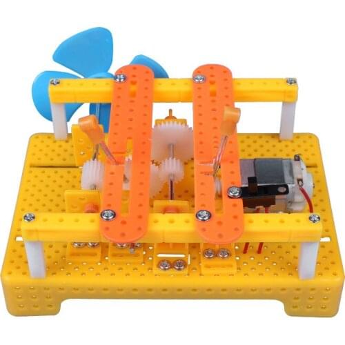 Scientific experimental toys for shifting fans of automobile clutch transmission