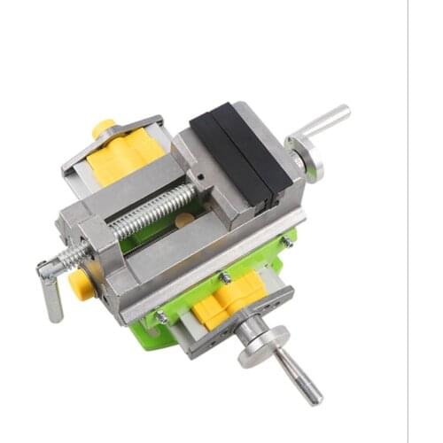 Precision cross flat mouth bench drill special bench vise bidirectional mobile bench vise jig rotary bench tool jig