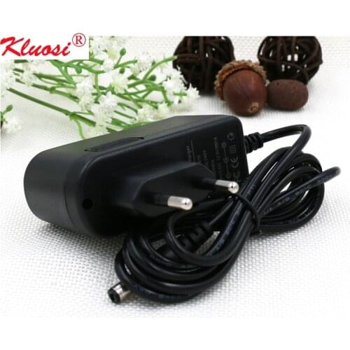 KLUOSI 3S 12V High Quality 12.6V 1A Charger Power Adaptor DC 5.5*2.1mm Lithium-ion Battery LED Lamps EU/US Plug