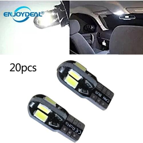 T10 5730 SMD 8 LED White Auto Ca r Interior Wedge Side Light License Lamp Turn Light Signal Light Tail Light Bulb auto Interior
